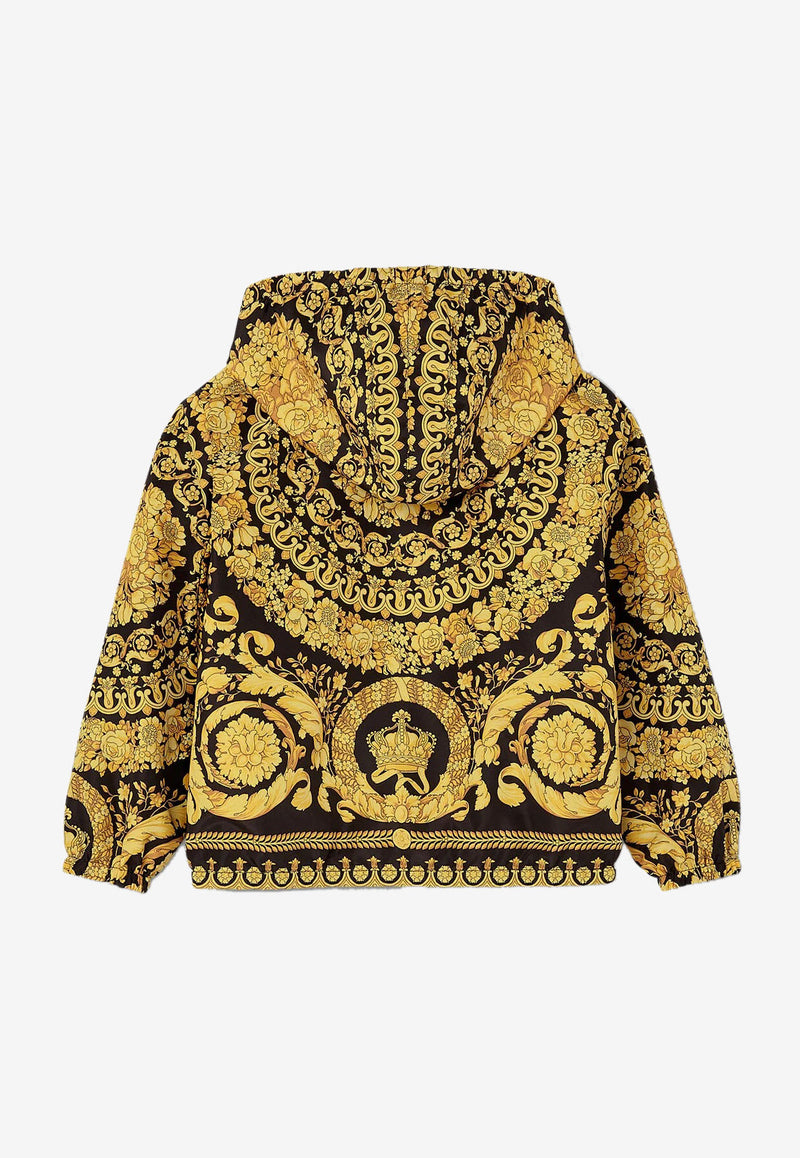 Versace Kids Baby Barocco Print Jacket Gold 1000080 1A02449 5B000