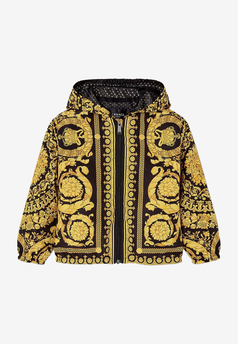 Versace Kids Baby Barocco Print Jacket Gold 1000080 1A02449 5B000