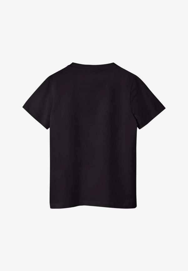 Versace Kids Boys Medusa Print T-shirt Black 1000129 1A04740 2B020