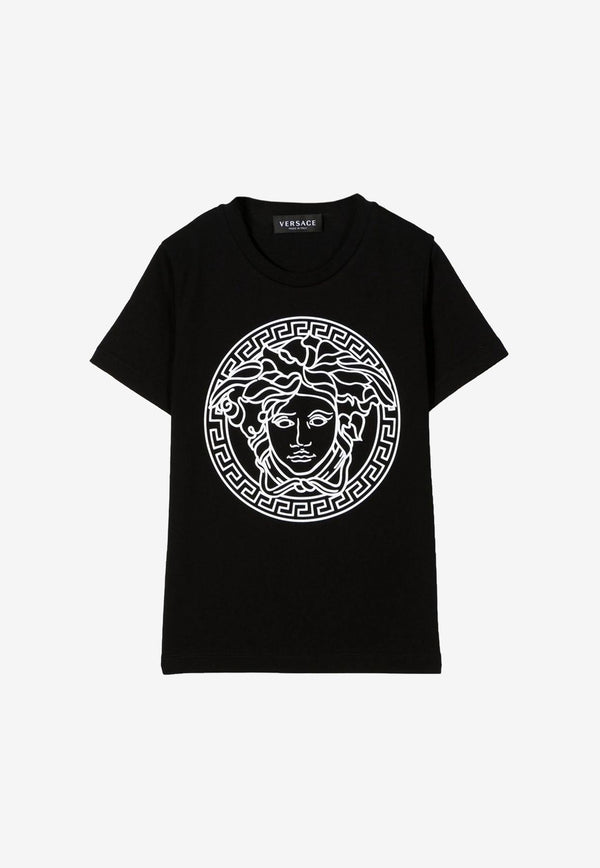Versace Kids Boys Medusa Head T-shirt Black 1000239 1A04767 2B020