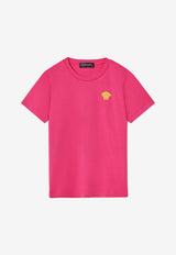 Versace Kids Boys Embroidered Medusa T-shirt Pink 1000239 1A04797 2P010