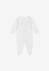 Versace Kids Baby Medusa Print Sleepsuit White 1000287 1A03983 2W310