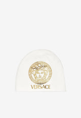Versace Kids Baby Medusa Print Cap White 1000295 1A04484 2W110