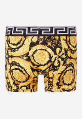 Versace Barocco Print Jersey Trunks 1001384 1A00515 5B000 Yellow