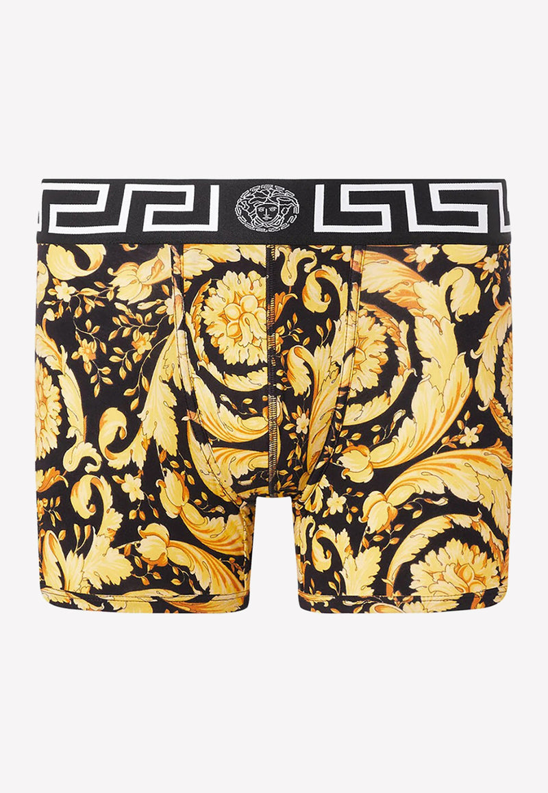 Versace Barocco Print Jersey Trunks 1001384 1A00515 5B000 Yellow