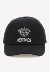 Versace Medusa Embroidery Baseball Cap 1001590 1A04455 2B020 Black