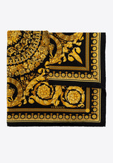 Versace Barocco Print Silk Scarf Yellow 1001601 1A04577 5B000