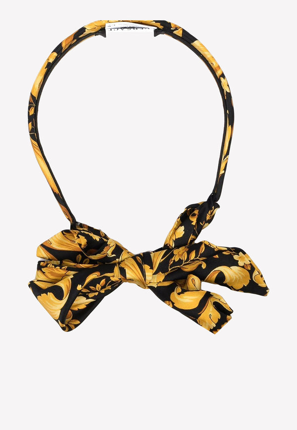 Versace Barocco Ribbon Headband 1003728 A232999 A7900 Multicolor