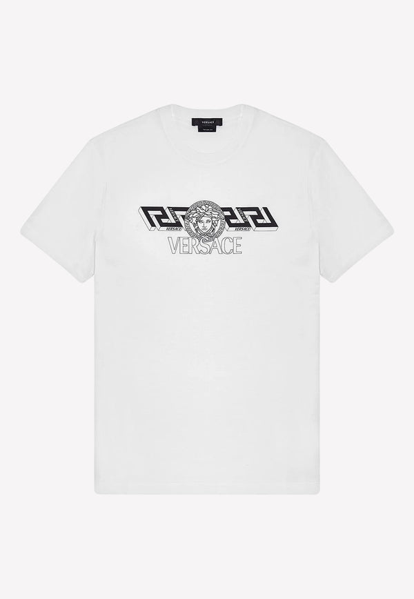 Versace Greca Medusa Classic T-shirt 1003906 1A02800 1W000 White