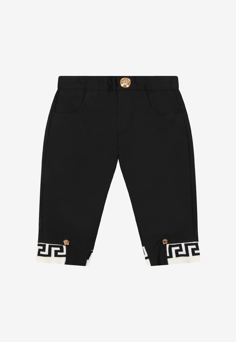 Versace Kids Baby Boys Greca Pants Black 1004921 1A03360 2B020
