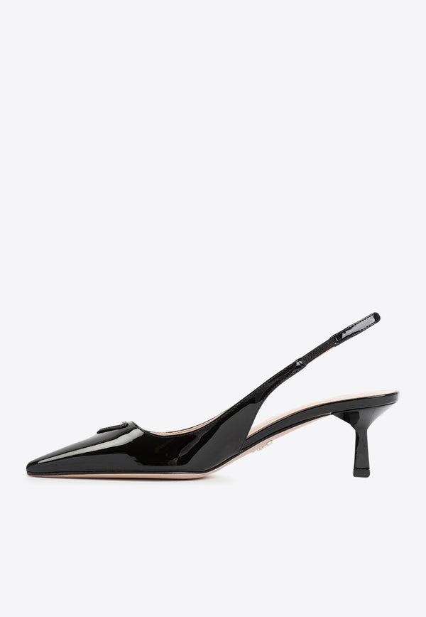 50 Slingback Pumps in Patent Leather