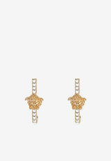 Versace Medusa J-Shaped Earrings Gold 1005767 1A00621 4J090
