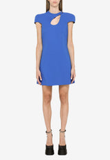 Versace Cut-Out Mini Dress  10059211A00701/L Blue