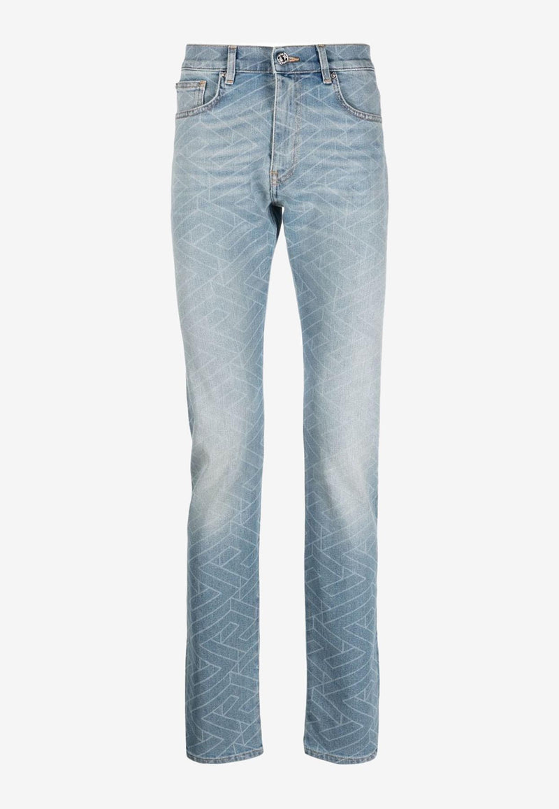 La Greca Slim Jeans Denim 1006078 1A06197 1D500