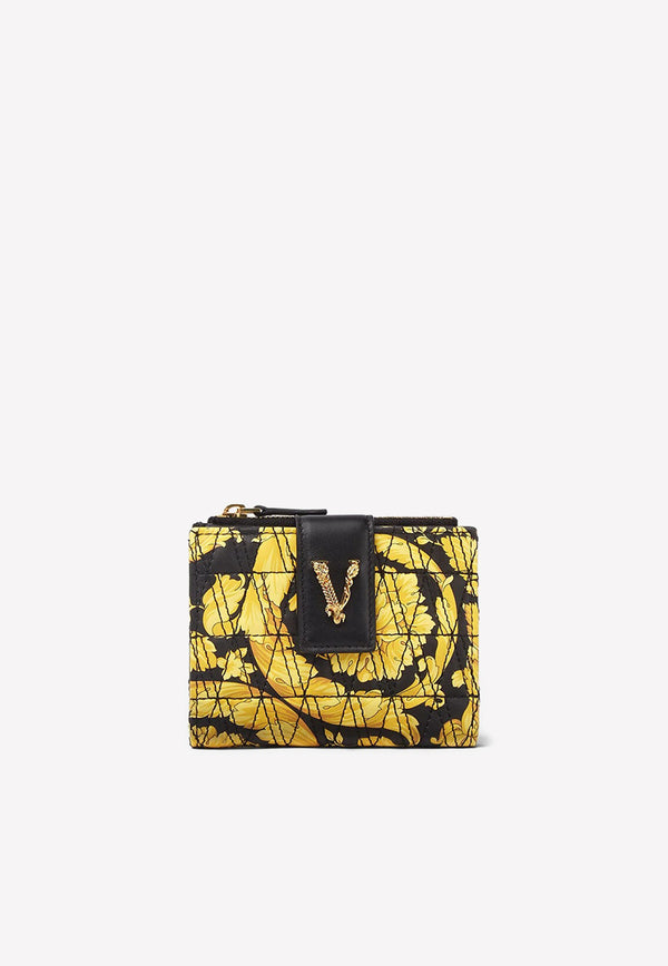 Versace Barocco Virtus Wallet in Leather 1006088 1A04305 5B02V Black