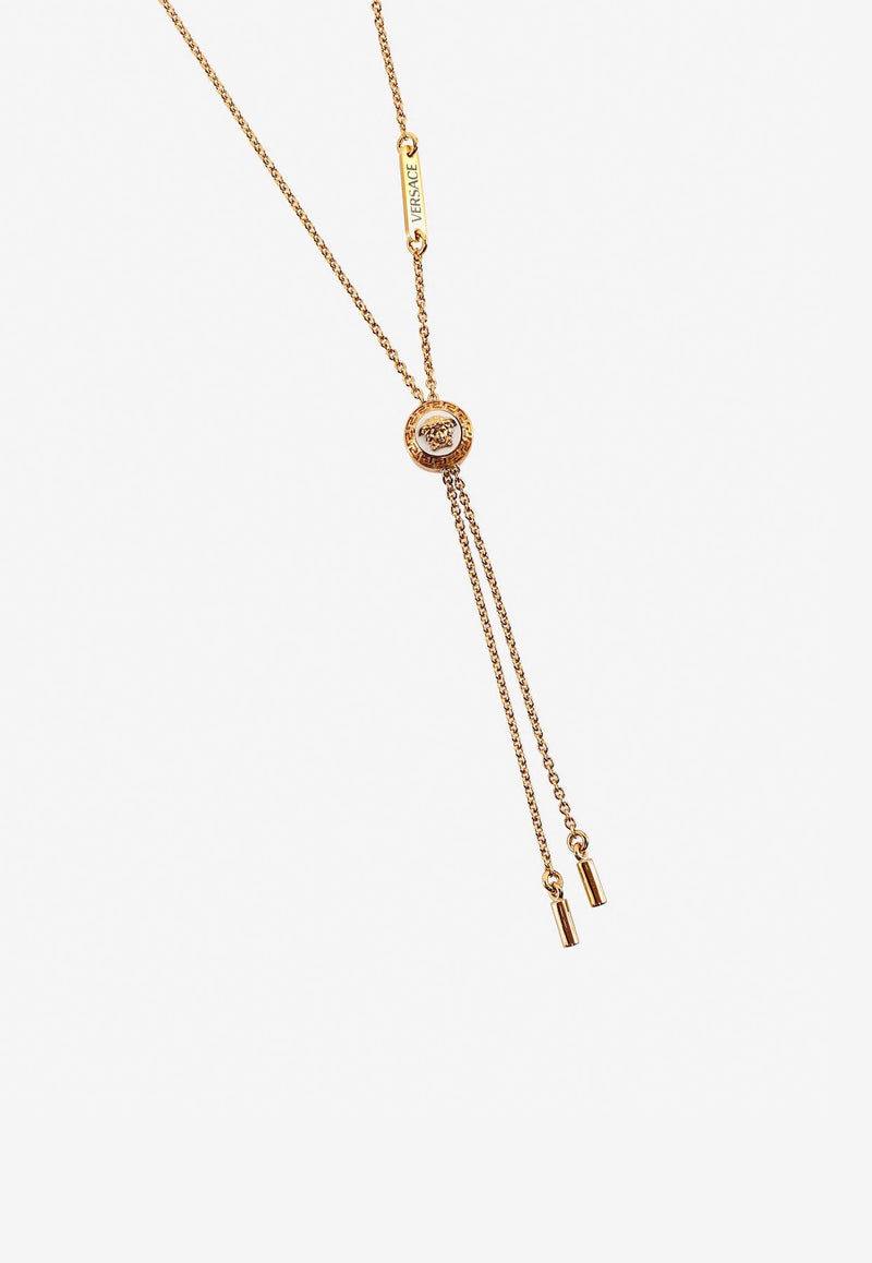 Versace Medusa Head Charm Necklace Gold 1006135 1A00638 4J040