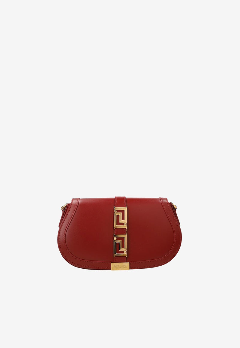 Versace Greca Goddess Leather Shoulder Bag Bordeaux 1007128 1A05134 1R69V