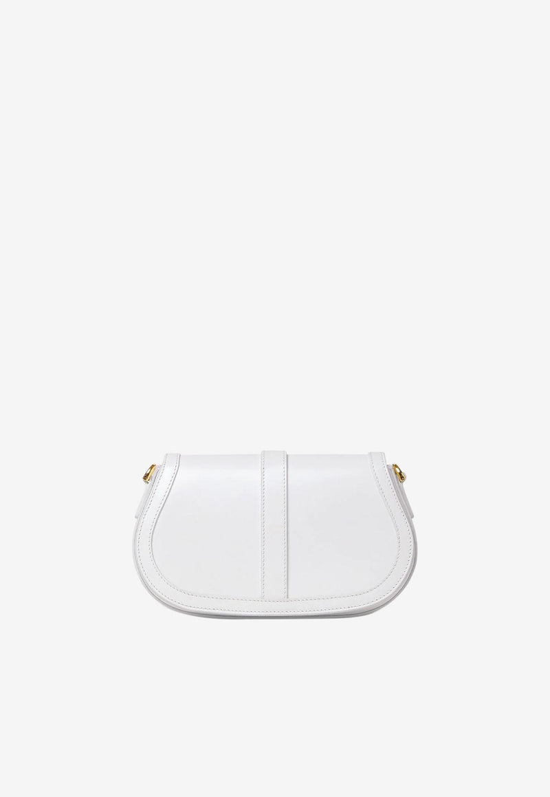 Versace Greca Goddess Leather Shoulder Bag White 1007128 1A05134 1W00V