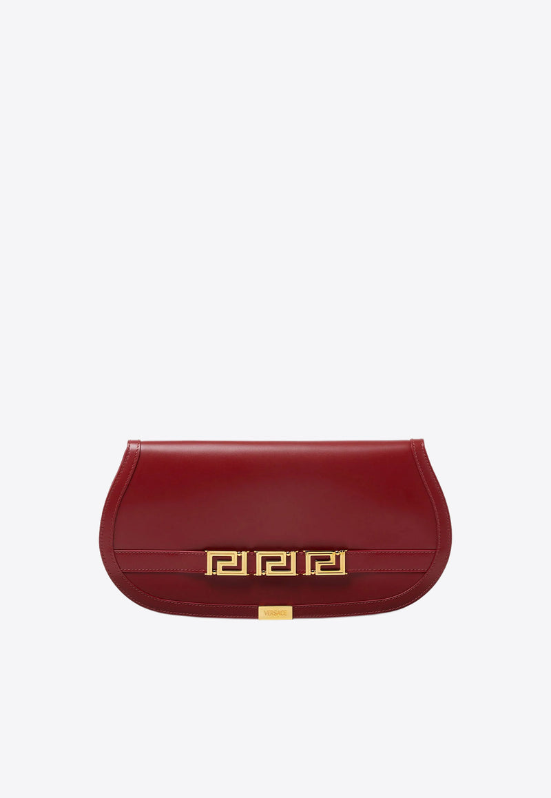 Versace Greca Goddess Clutch Bag Bordeaux 1007228 1A05134 1R69V