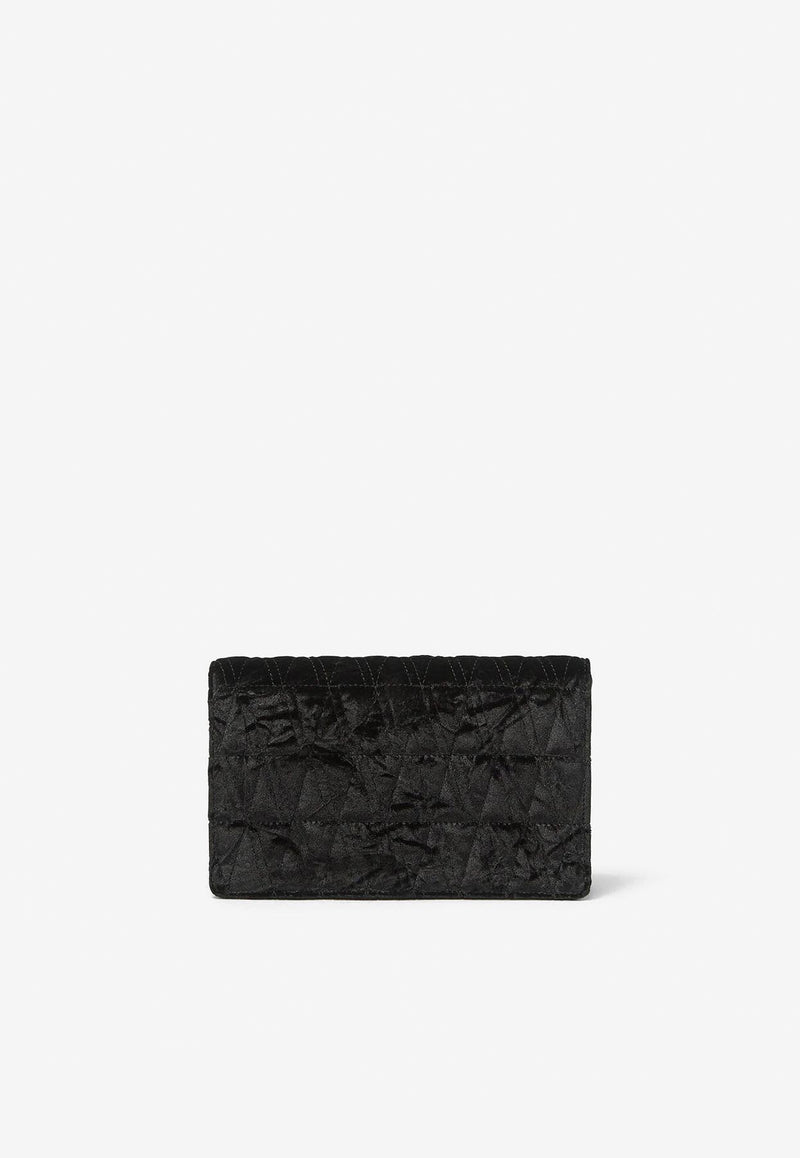 Virtus Velvet Clutch Black 1007675 1A06489 1B00V