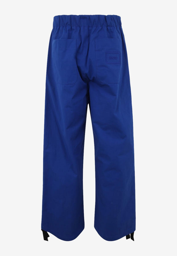 Versace Drawstring-Waist Pants 1008330 1A05964 1UF20 Blue