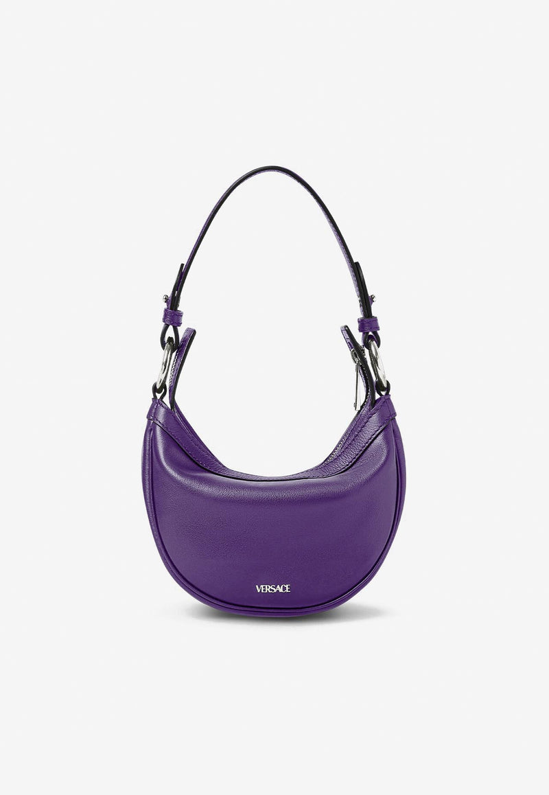 Versace Mini Repeat Hobo Shoulder Bag 1009819 1A05878 1LD2P Purple