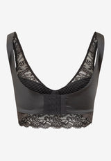 Versace Lace Bralette Top 1010115 1A07328 1B000 Black