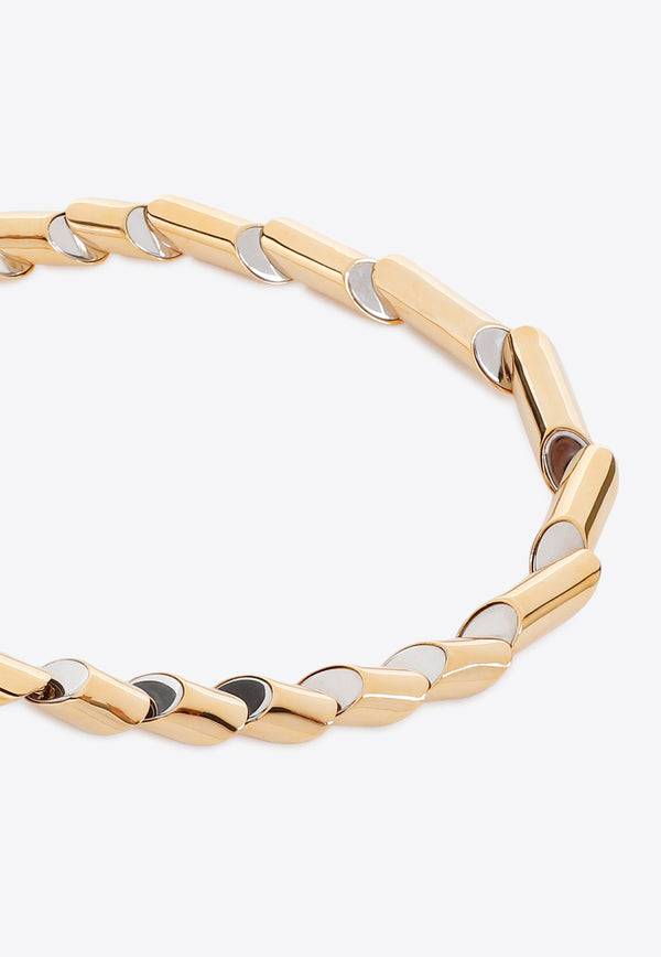 Cylindrical Sequence Chain Necklace