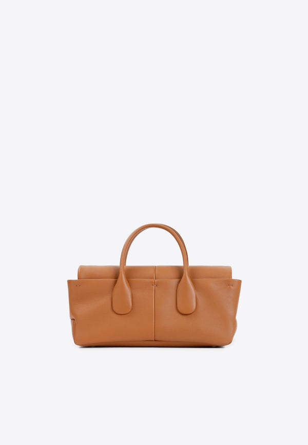 Di Top Handle Bag in Leather