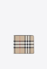 Checked Bi-Fold Wallet