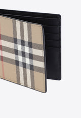 Checked Bi-Fold Wallet