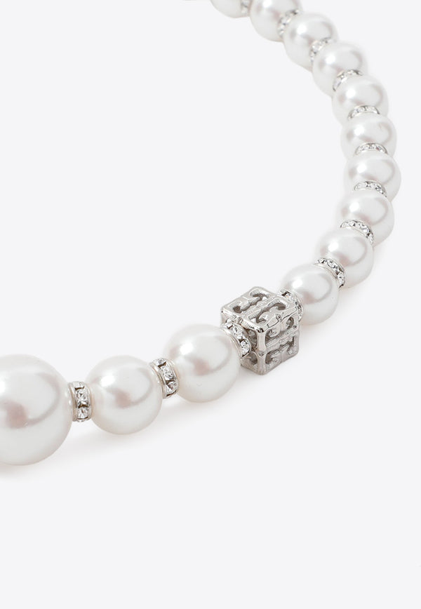 4G Logo Pearl Necklace