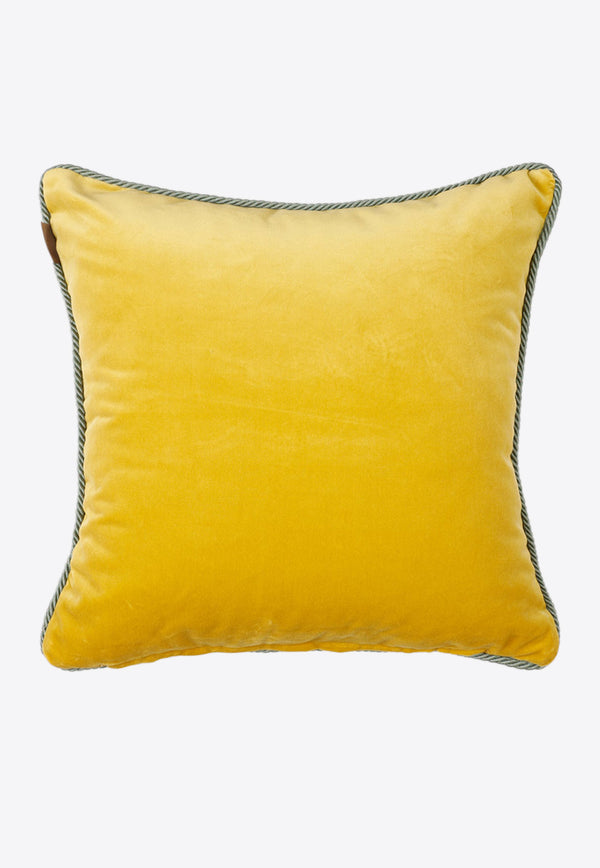 Logo Velvet Cushion