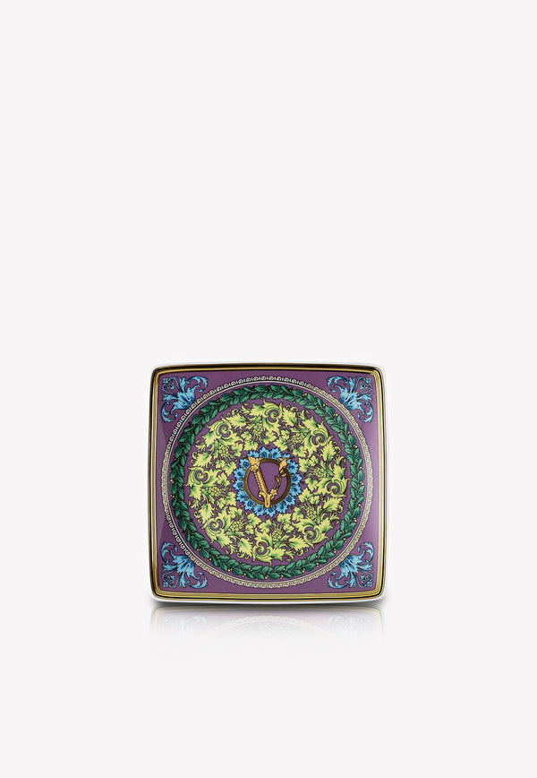 Versace Multicolor Home Collection Versace Barocco Mosaic  Small Square Dish  -12 cm 11940-403728-15253