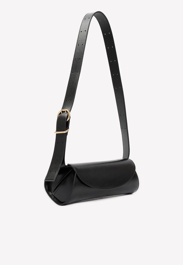 Small Cannolo Shoulder Bag in Calf Leather