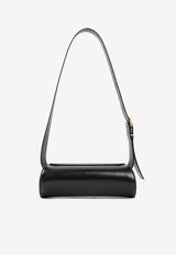 Small Cannolo Shoulder Bag in Calf Leather