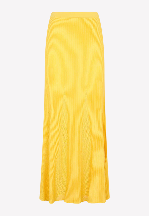 Eula Pleated Midi Skirt