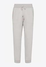 Salvatore Ferragamo Knitted Wool Sweatpants Grey 120689 P 750358 RHINO GREY