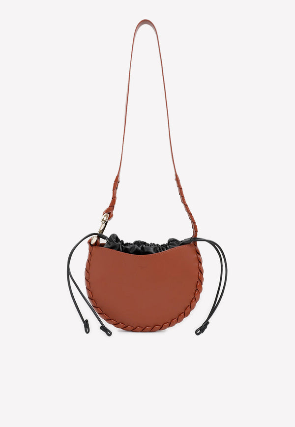Chloé Small Mate Hobo Shoulder Bag in Calf Leather 42331890712757 CHC22AS571H95 27S SEPIA BROWN