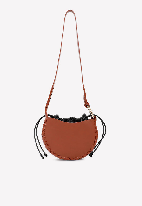 Chloé Small Mate Hobo Shoulder Bag in Calf Leather  CHC22AS571H95 27S SEPIA BROWN
