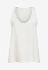 Etro Silk Sleeveless Top White 12469-8500 0990