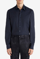 Etro Paisley Long-Sleeved Shirt Blue 12908-8783 0200