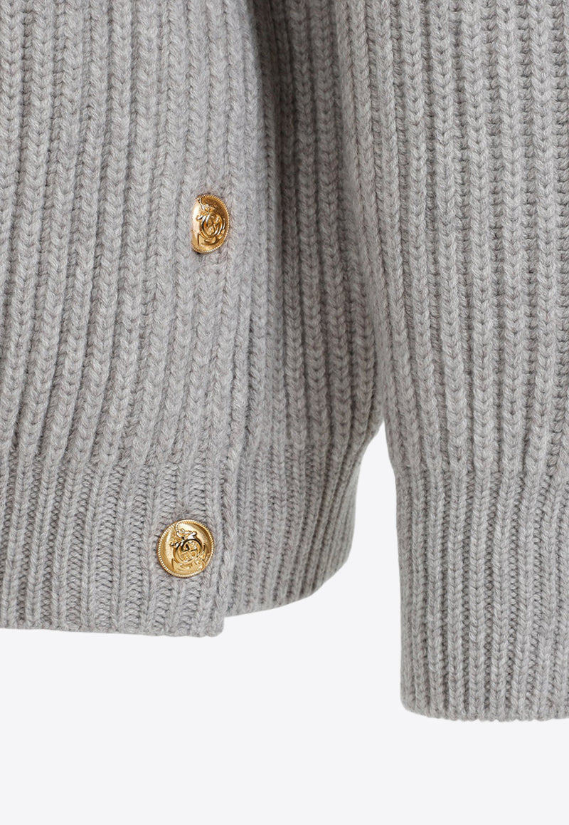 Ribbed Wool and Cashmere Sweater