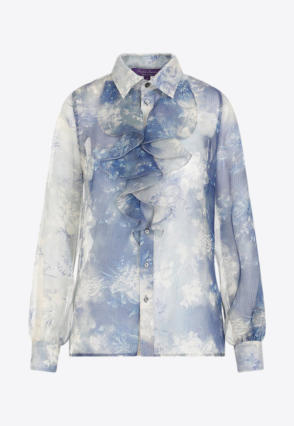 Dylon Floral Print Silk Shirt