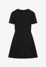 Glaze Tweed Mini Dress