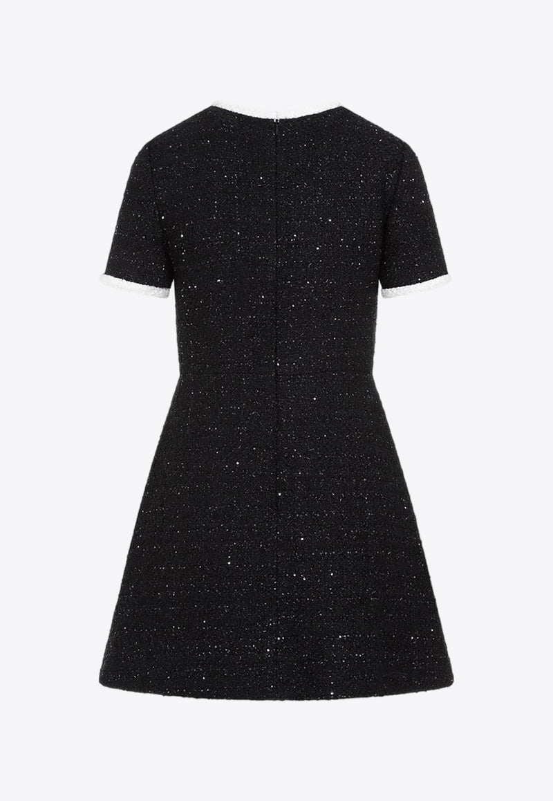 Glaze Tweed Mini Dress
