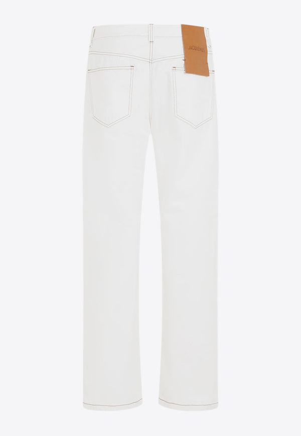 Le De Nimes Straight-Leg Jeans