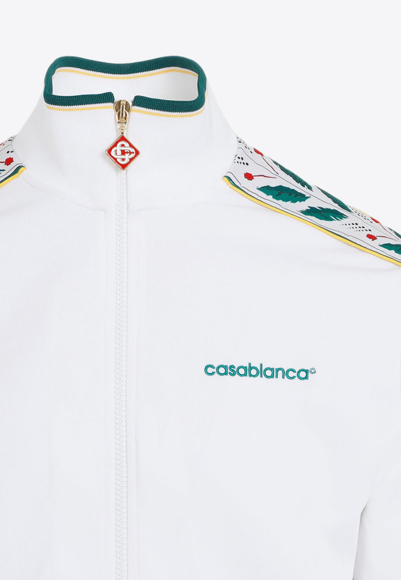 Logo-Embroidered Track Jacket
