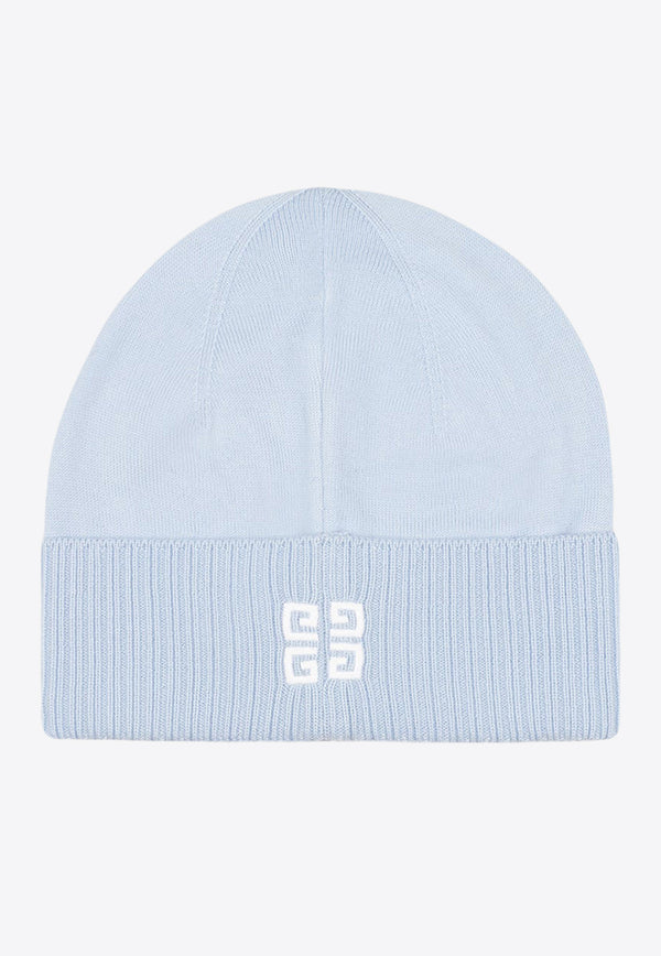 Logo-Embroidered Beanie in Wool