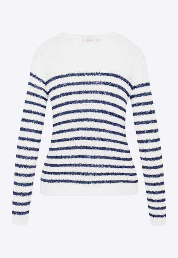 Striped Long-Sleeved Sweater